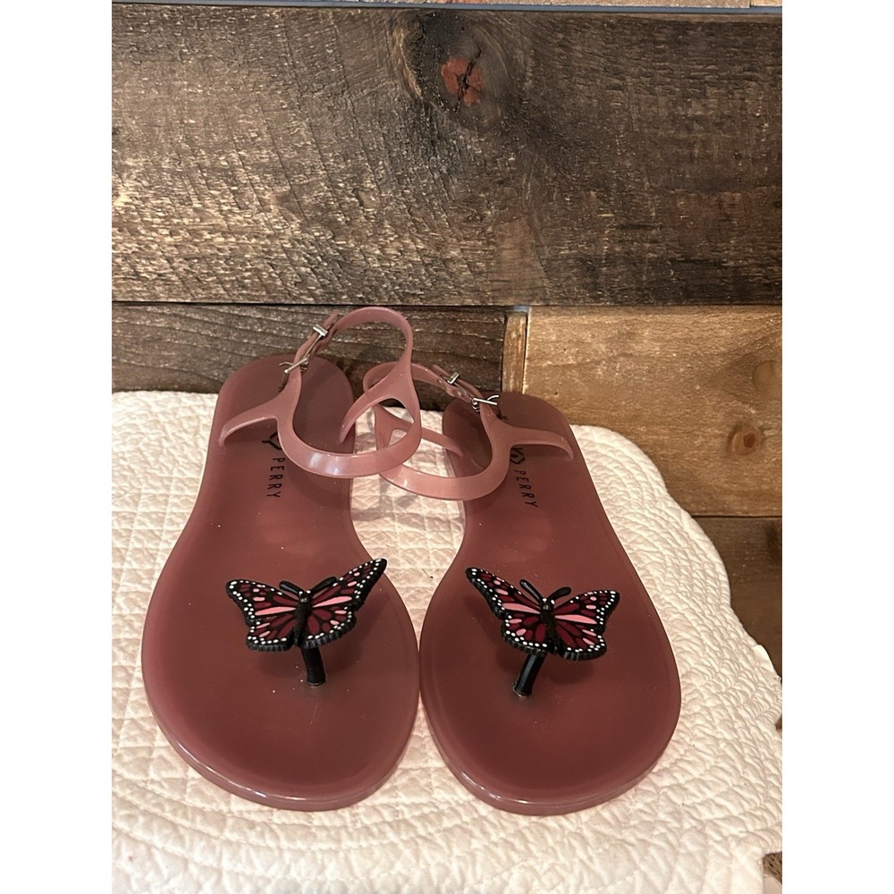 Katy Perry The Geli  Butterfly Jellies Sandals Size 9‎ EUC